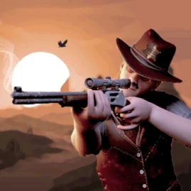 Wild West Sniper: Cowboy War Tiktok ads