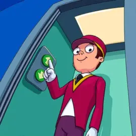 Hotel Concierge: Elevator Game Tiktok ads