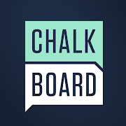 Chalkboard sports group chat