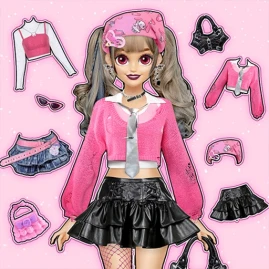 Doll Makeover - Dress Up Games Tiktok ads