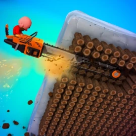 Idle Wood Cutter Tiktok ads