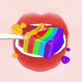 ASMR Rainbow Jelly Tiktok ads