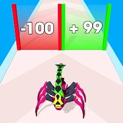 Scorpion Run: Evolve & Clash Tiktok ads