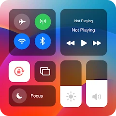 OS17 Control Center with Noti Tiktok ads