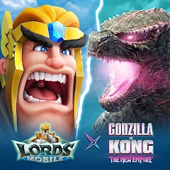 Lords Mobile Godzilla Kong War Tiktok ads