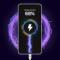 Battery Charging Theme Tiktok ads