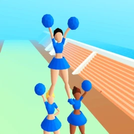 Cheerleader Run 3d Tiktok ads