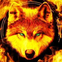 Fire Wallpaper Theme Lone Wolf Tiktok ads