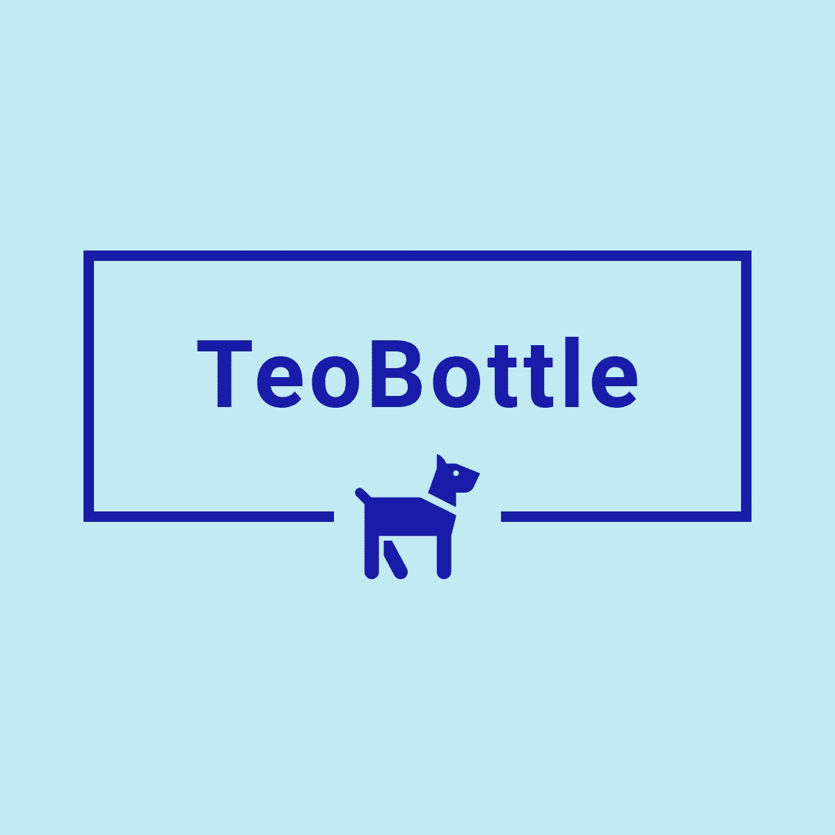 TeoBottle, the portable pet water bottle