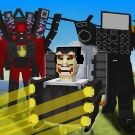 TV Man Titan for Minecraft Tiktok ads