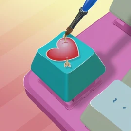 Keyboard Art Tiktok ads