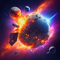 Destroy Planets Idle Game Tiktok ads