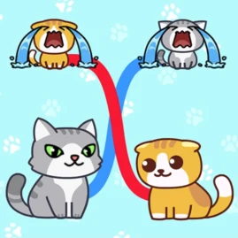 Cat Rush: Draw Puzzle Game Tiktok ads