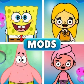 SpongeBob Mods for Toca World Tiktok ads