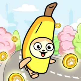 Banana Cat Run: World Travel Tiktok ads
