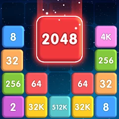 Merge Block: 2048 Puzzle Tiktok ads