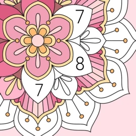 Color by Number – Mandala Book Tiktok ads