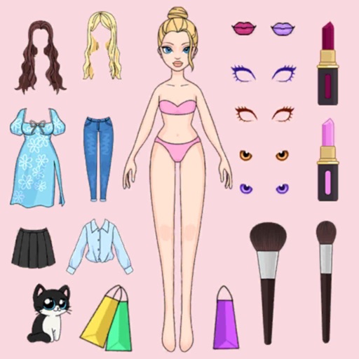 Magic paper doll games: DIY