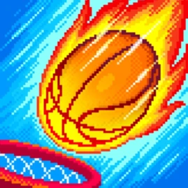 Pixel Basketball: Multiplayer Tiktok ads