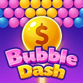 Bubble Dash - Win Real Cash Tiktok ads