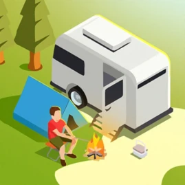 Campground Tycoon-Idle RV life Tiktok ads