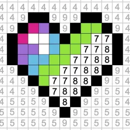 Color by Number：Coloring Games Tiktok ads