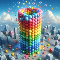 Bubble Tower 3D! Tiktok ads