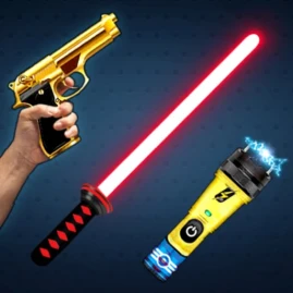 Lightsaber, Taser & Gun Sounds Tiktok ads