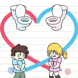 Toilet: Draw to Poop Tiktok ads