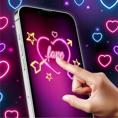 Neon Live Wallpaper Glitzy Tiktok ads