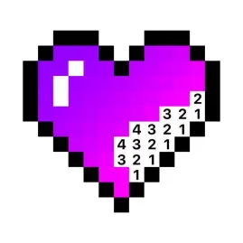 Pixel Color by Number Game Tiktok ads