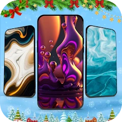 Magic Fluid and Live Wallpaper Tiktok ads