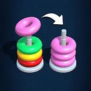Hoop Sort Puzzle: Color Ring Stack Tiktok ads