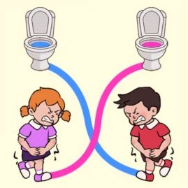 Toilet Rush: Pee Master Tiktok ads