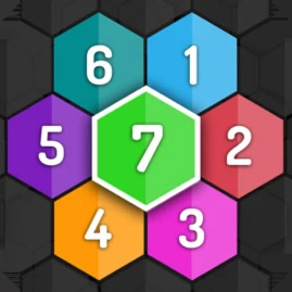 Merge Hexa - Number Puzzle Tiktok ads