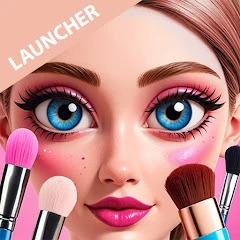 Makeup Colors Launcher Tiktok ads
