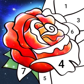 Easy Color by Number Tiktok ads