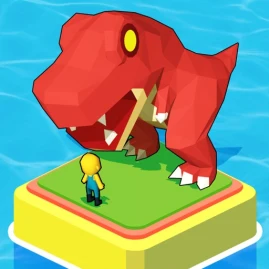 Dino Tycoon - 3D Building Game Tiktok ads