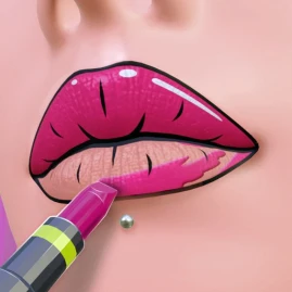 Lip Art 3D Tiktok ads