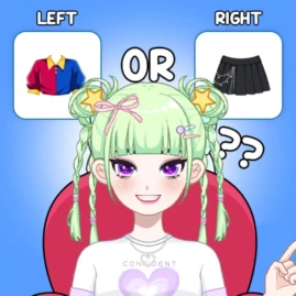 Left or right: Magic Dress up Tiktok ads