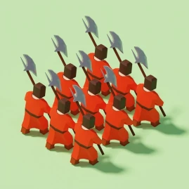 Idle Siege: Army Tycoon Game Tiktok ads