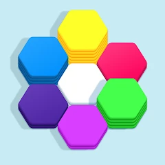 Hexa Sorting Puzzle Tiktok ads