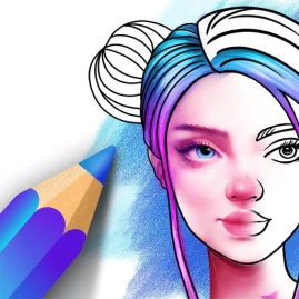 Color Pop - Coloring Games Tiktok ads