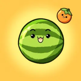 Watermelon Drop: Fruit Merge Tiktok ads