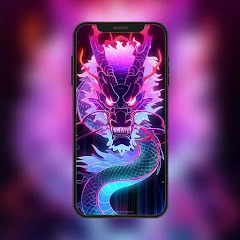 Dragon Neon Wallpapers Tiktok ads