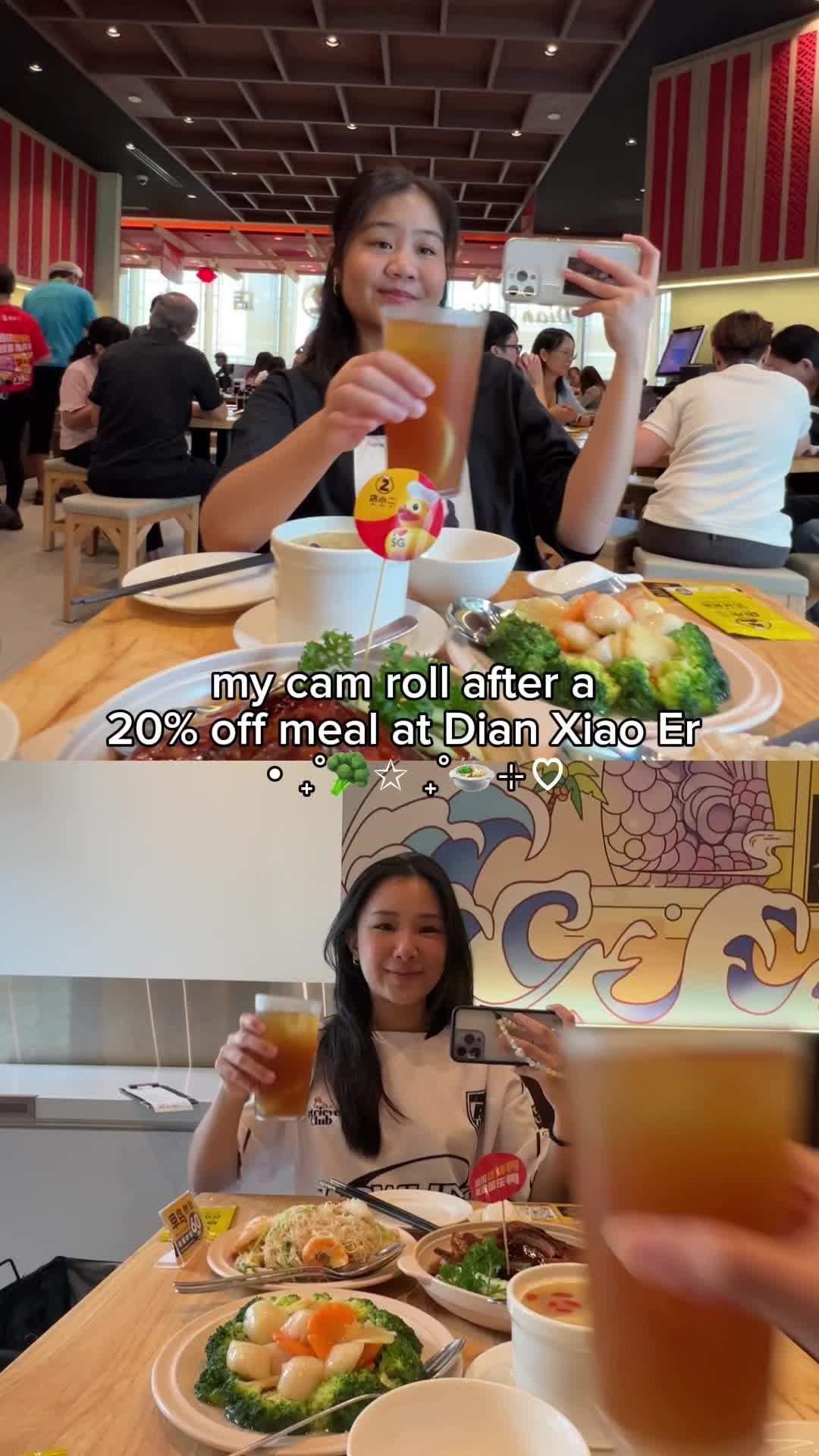 Getting 20% off at Dian Xiao Er, thank you GrabFood Dine Out! Extra $5 Off - New users only