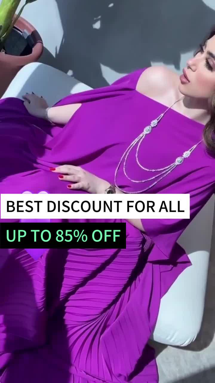 اختاري من بين فساتينها الأنيقة بأكمام طويلة لتدفئة أيام الخريف الباردة🌤#funny #chicpoint #fashion #unboxing #outfits #شيك_بوينت