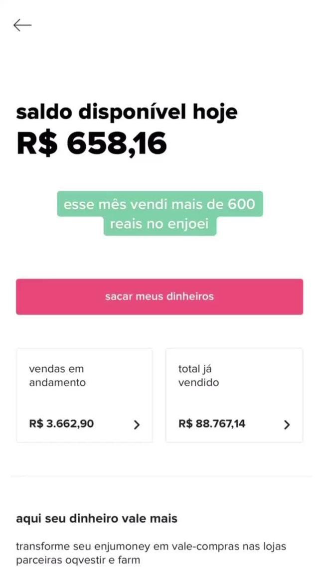 Renda Extra no Enjoei