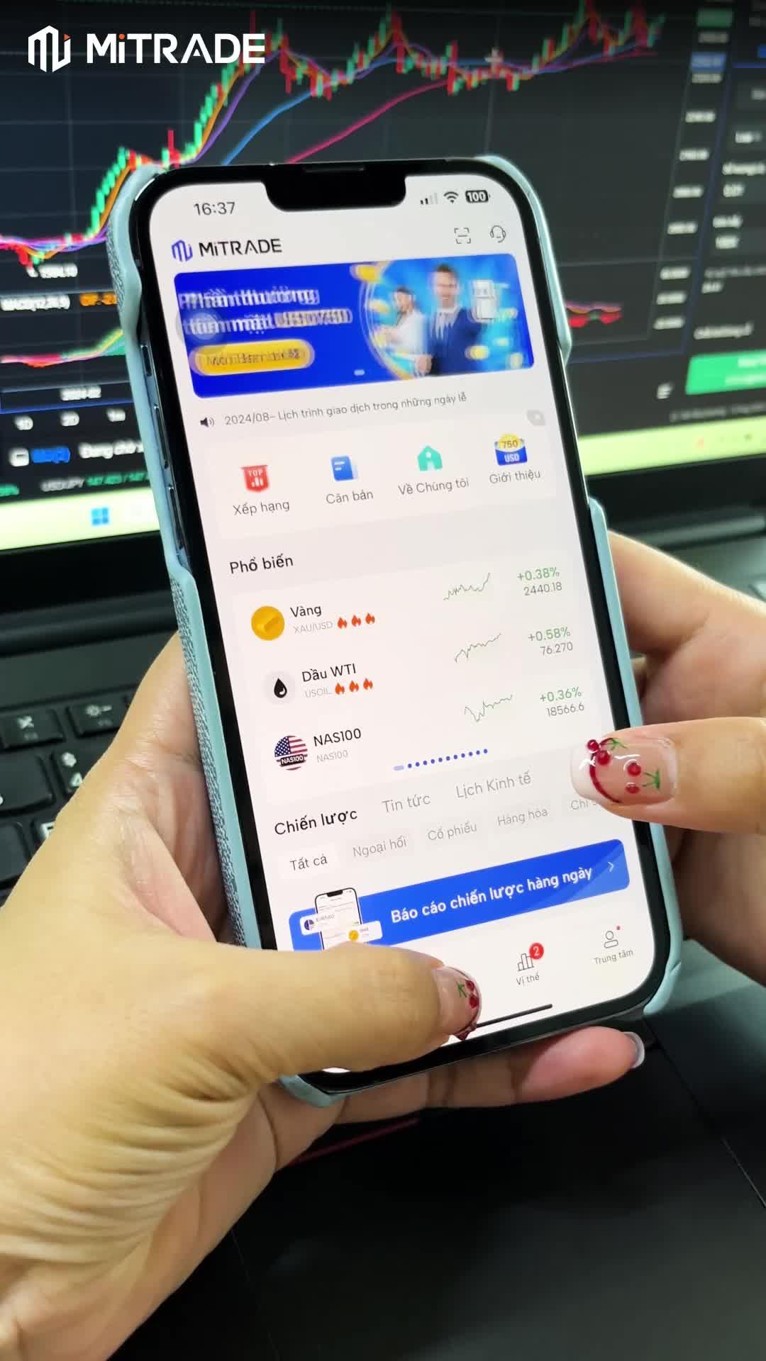 Người mới tham gia nhận $100 sau khi đăng ký và giao dịch!*Điều khoản và điều kiện được áp dụng