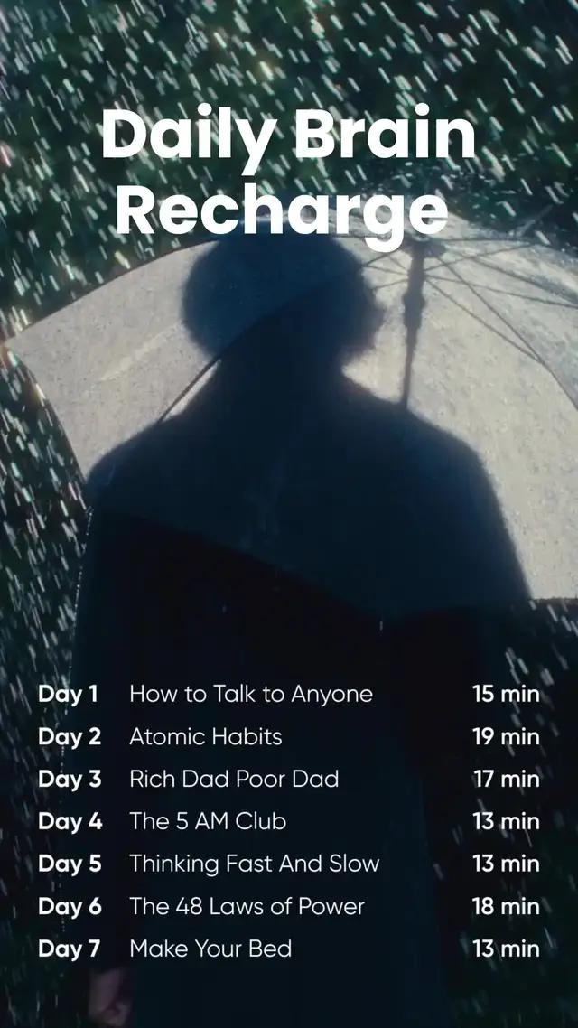 Turn self-development into laid-back and easy leisure with this book summary app!